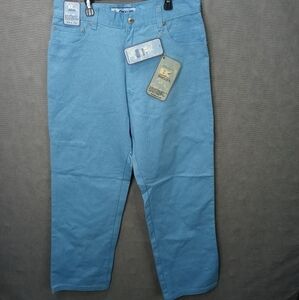 Bucker Jeans Men's Carpenter Work Pants Sky BLUE Size 34 W x 33 L New with tags.